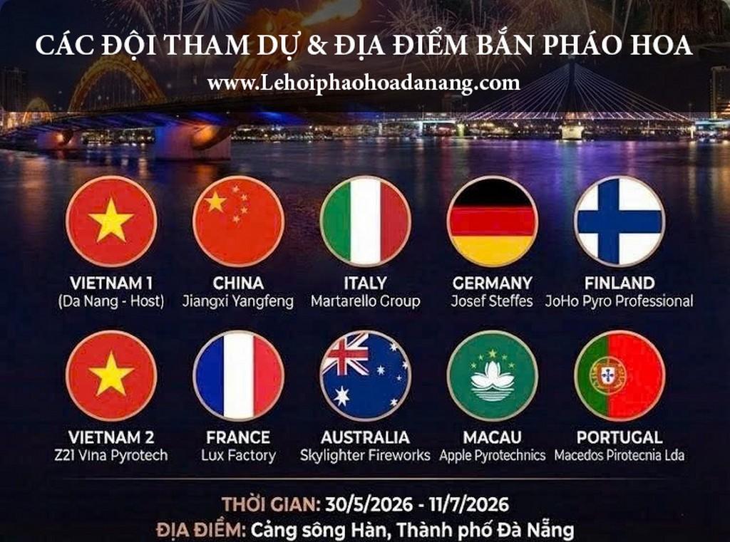 Thoi gian to chuc le hoi phao hoa Da Nang 2026